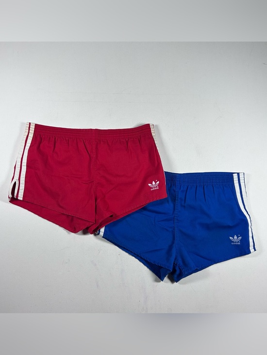 adidas Other - adidas Men's Athletic Shorts - Red & Blue with White Stripes